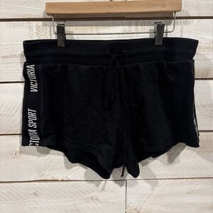 Women's Victoria's Secret Sport Black Athletic Shorts Size Medium